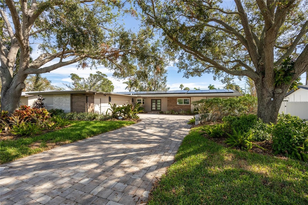 view of ranch-style home