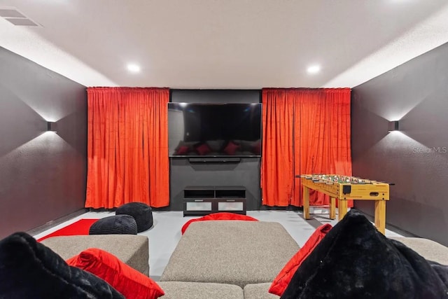 view of home theater