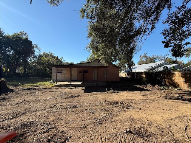 view of yard with a patio area