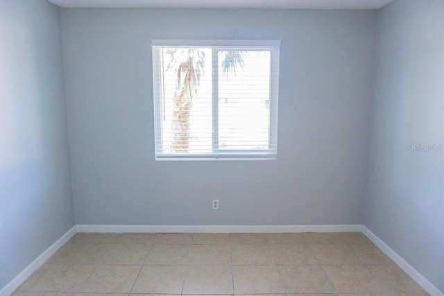 view of tiled empty room