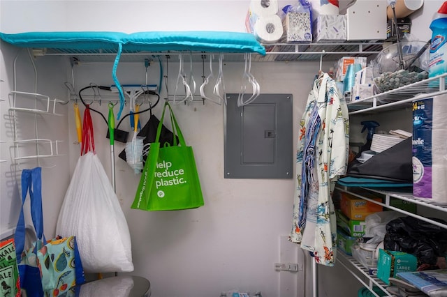 utility room featuring electric panel