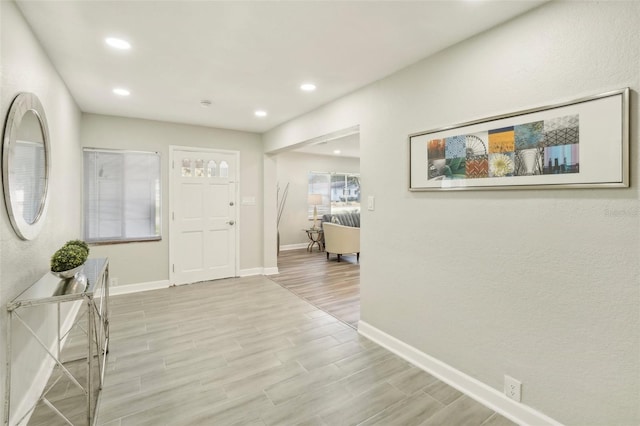 view of entrance foyer