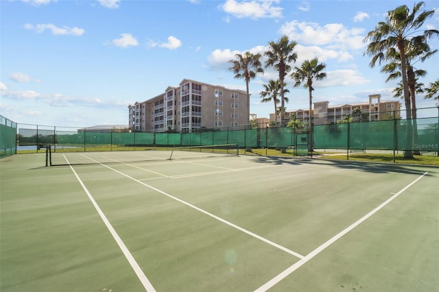 view of sport court