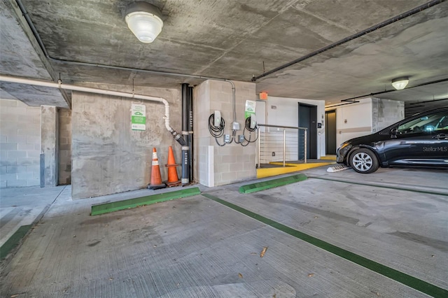 226 5th Ave N Unit 706, Saint Petersburg, FL 33701 - parking garage with concrete block wall