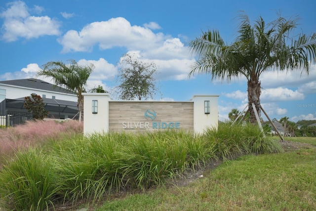 view of community / neighborhood sign