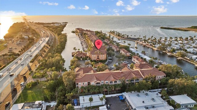 5000 Culbreath Key Way Unit 4-206, Tampa, FL 33611 - bird's eye view of a large body of water and a highway