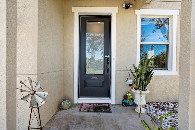 view of entrance to property