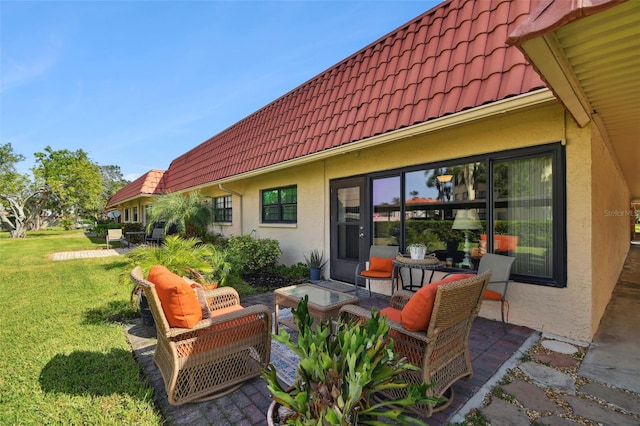 view of patio / terrace featuring outdoor lounge area