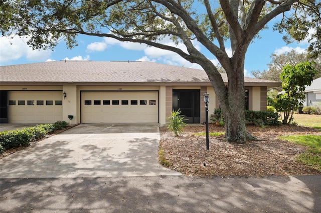 ranch-style house with a garage