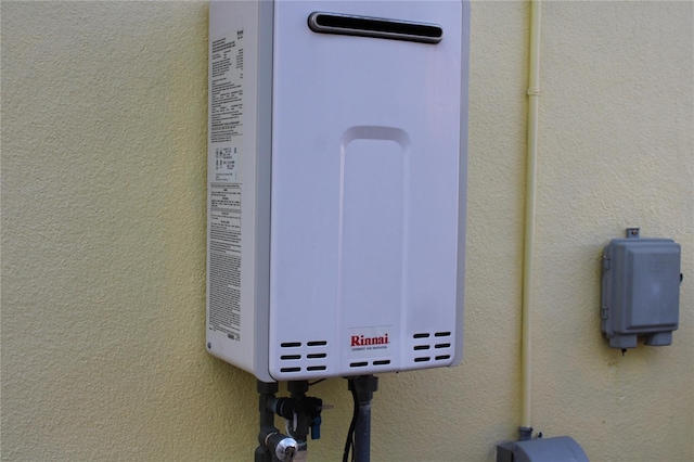 details with tankless water heater