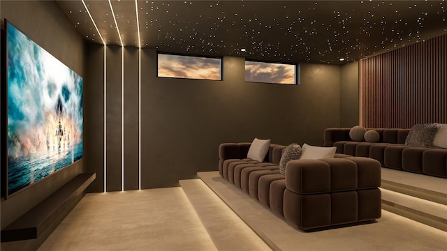 view of home theater