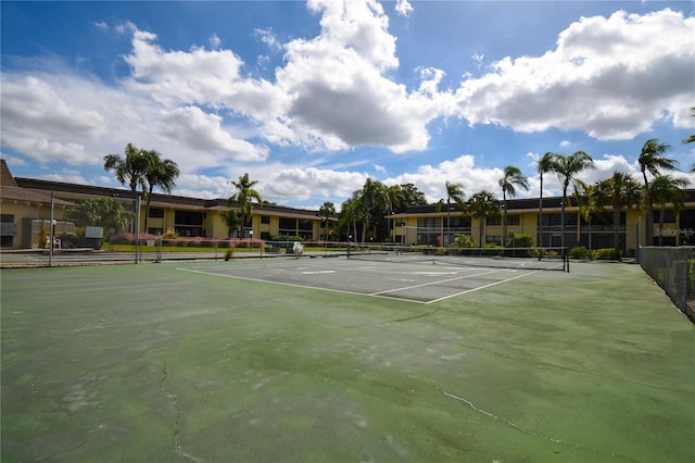 view of sport court