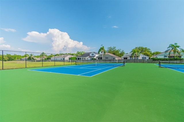 view of sport court