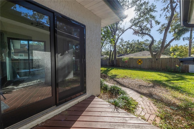 exterior space featuring a lawn