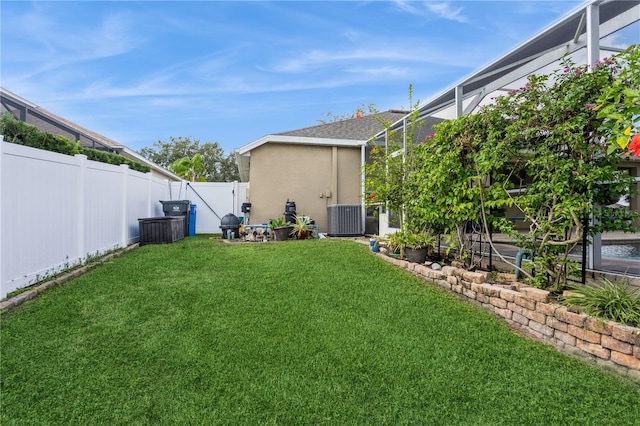 1433 Emerald Hill Way, Valrico, FL 33594 - view of yard featuring central air condition unit