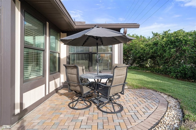 view of patio