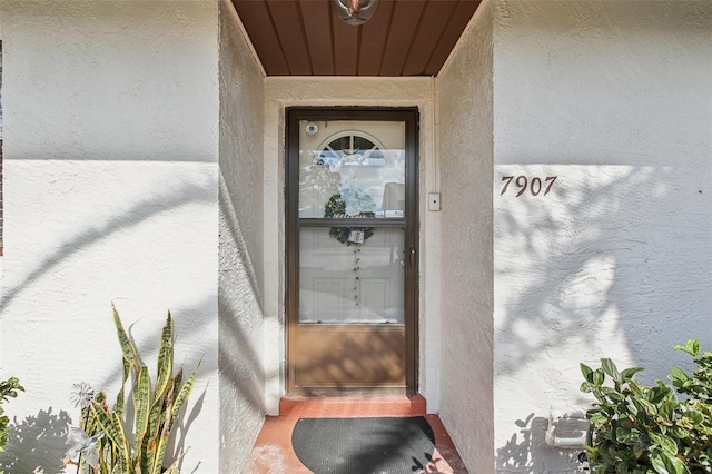 view of entrance to property