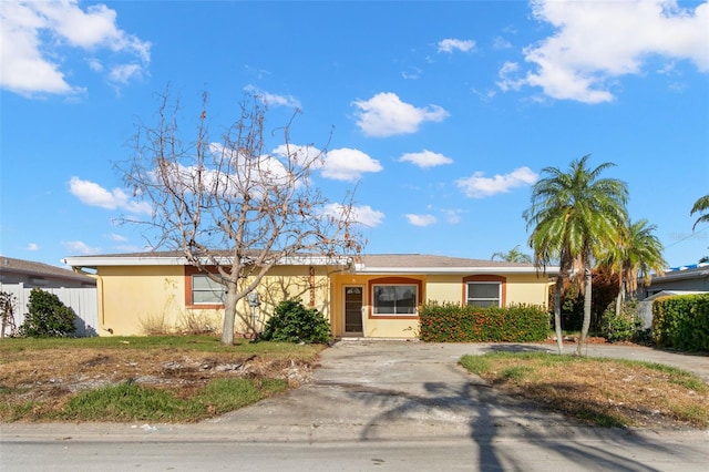 view of ranch-style house