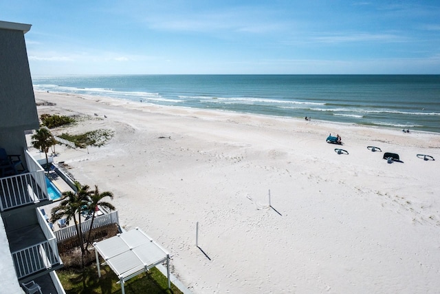 water view featuring a view of the beach