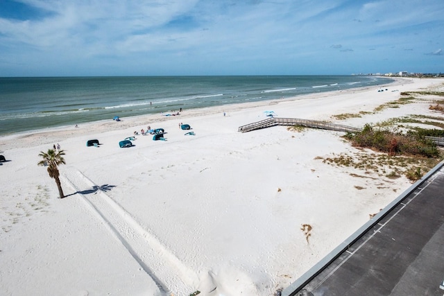 water view featuring a view of the beach