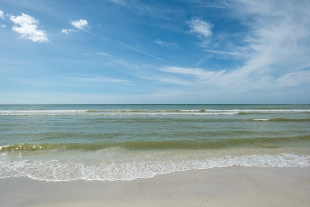 water view featuring a view of the beach