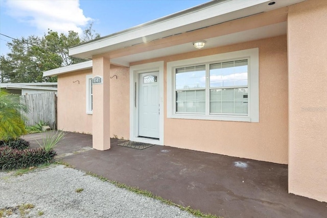 view of property entrance