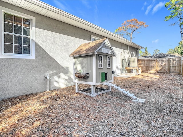 view of rear view of property