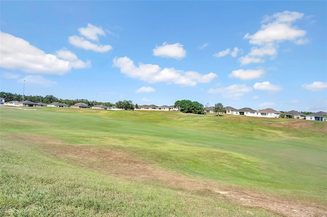 view of home's community featuring a yard