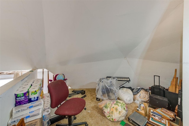 7923 18th Ave E, Palmetto, FL 34221 - playroom featuring vaulted ceiling and a desk