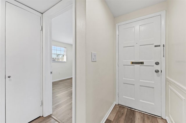 4220 Sheldon Pl Unit 4220, New Port Richey, FL 34652 - doorway featuring wood finished floors