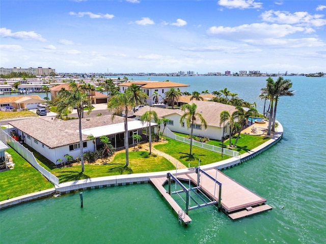 11683 Grove St, Seminole, FL 33772 - aerial view of property and surrounding area featuring a large body of water