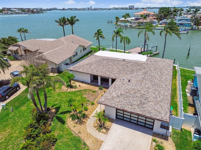 11683 Grove St, Seminole, FL 33772 - aerial view of property and surrounding area featuring a large body of water
