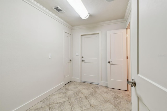 11683 Grove St, Seminole, FL 33772 - hallway with ornamental molding