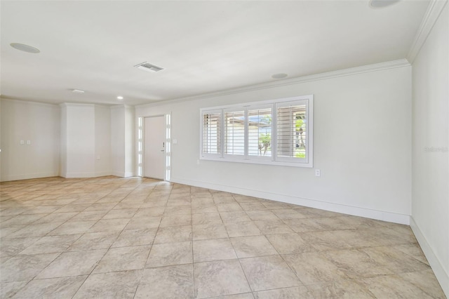 11683 Grove St, Seminole, FL 33772 - unfurnished room featuring ornamental molding and baseboards