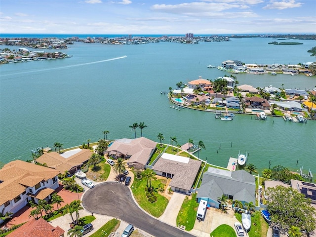11683 Grove St, Seminole, FL 33772 - aerial perspective of suburban area featuring a nearby body of water