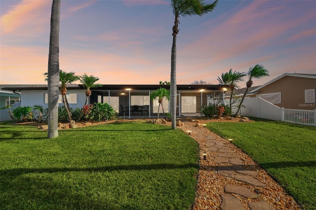 11683 Grove St, Seminole, FL 33772 - view of front of property with a sunroom