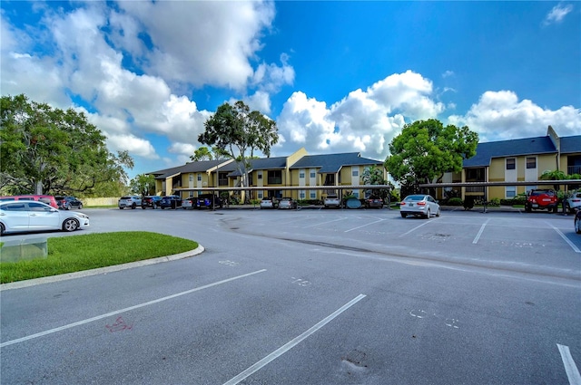 view of car parking