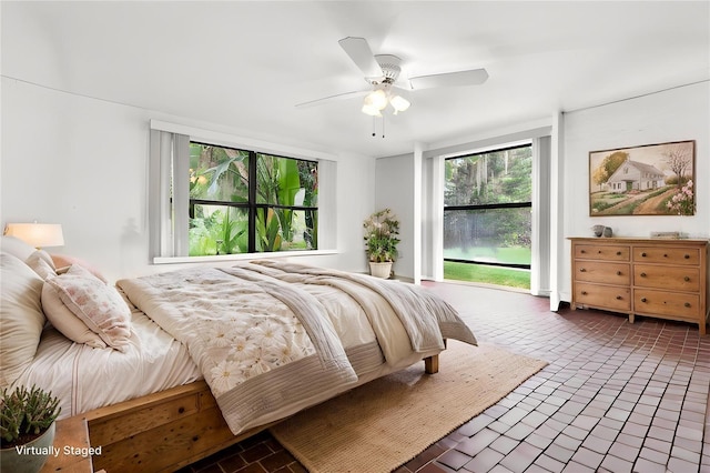20333 Moss Branch Ct, Lutz, FL 33558 - bedroom with a ceiling fan