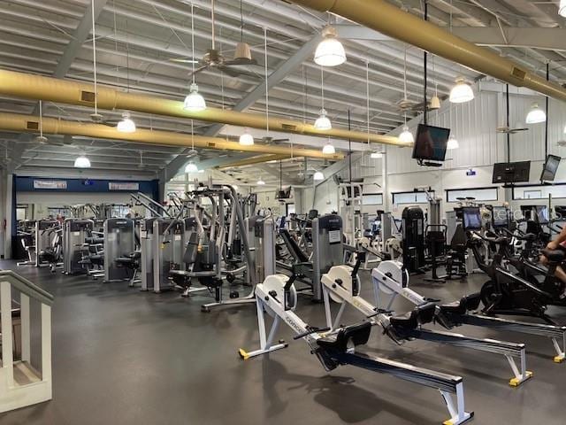 view of exercise room