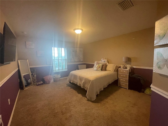 bedroom featuring carpet floors