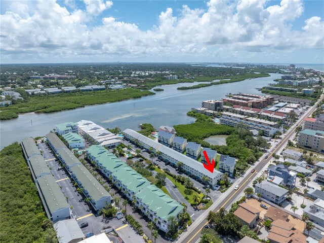 19807 Gulf Blvd Unit 128, Indian Shores, FL 33785 - drone / aerial view of a nearby body of water