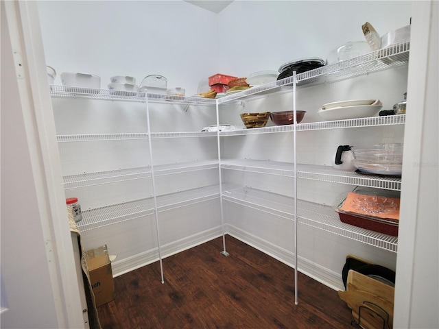 view of pantry