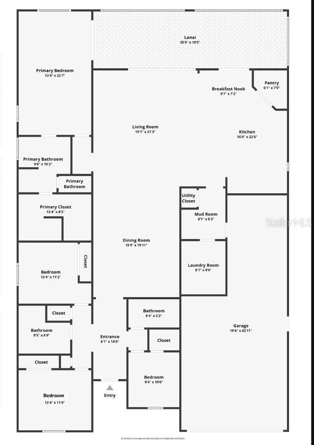 11101 58th Street Cir E, Parrish, FL 34219 - view of room layout