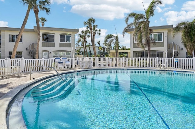 view of pool