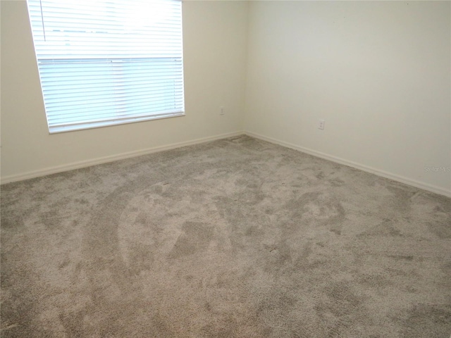 unfurnished room featuring carpet flooring