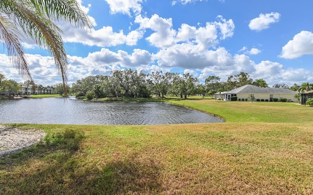 property view of water