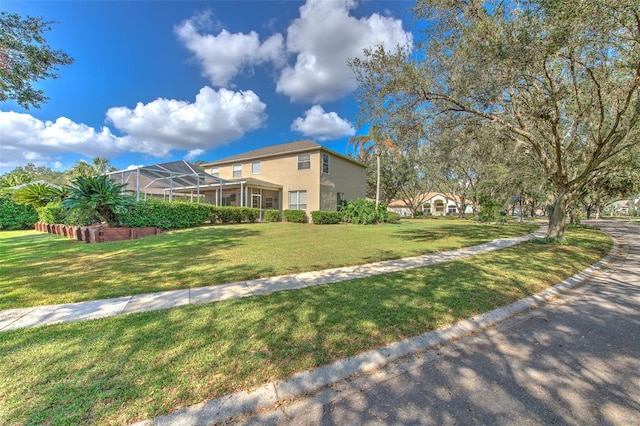 5315 Cedarshake Ln, Valrico, FL 33596 - view of green lawn with glass enclosure