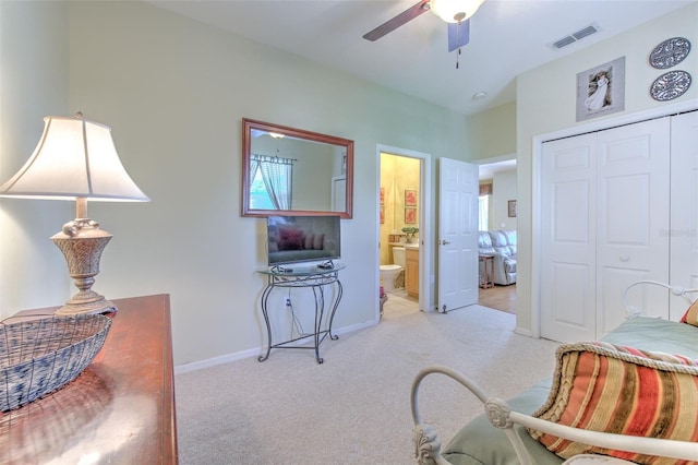 5315 Cedarshake Ln, Valrico, FL 33596 - sitting room featuring carpet flooring, baseboards, and ceiling fan