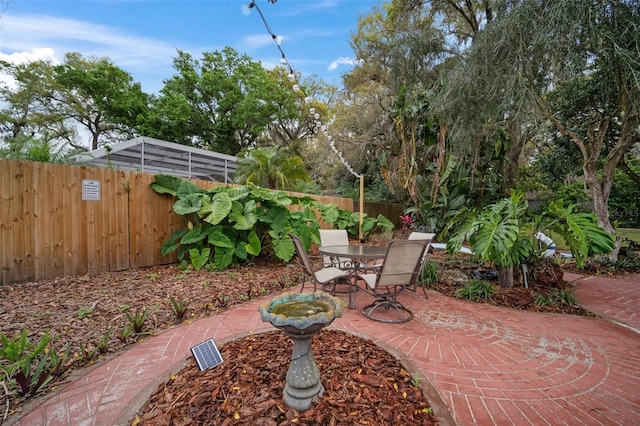 view of patio