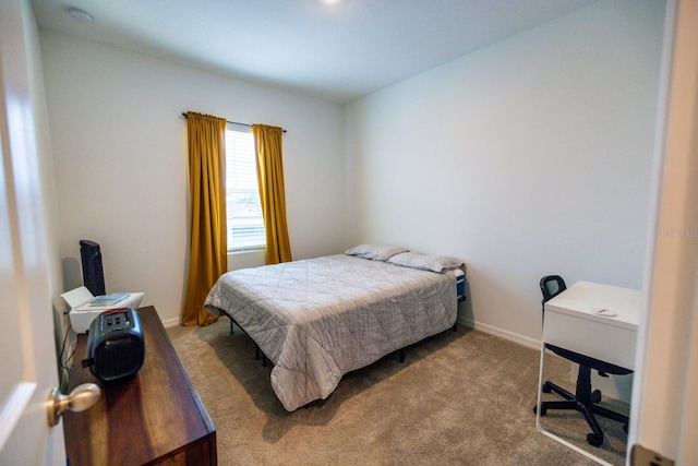 bedroom featuring carpet flooring